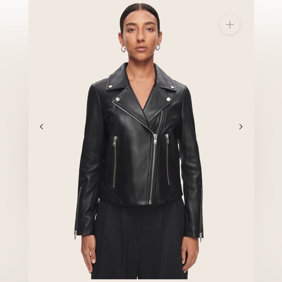 DSTLD Authentic Leather Biker Jacket NEW 🏍️ - Picture 2 of 13